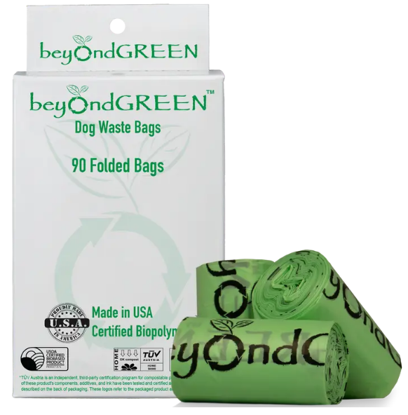 Environmental dog poop bags hot sale